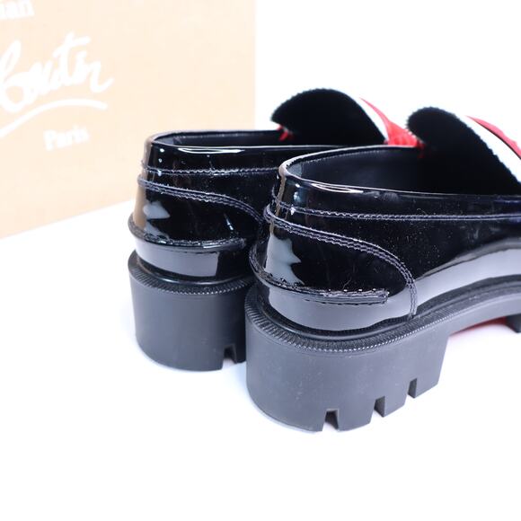 CHRISTIAN LOUBOUTIN The Penny Lug Loafer Multicolor Leather Women's 36/US 6 - Picture 5 of 11
